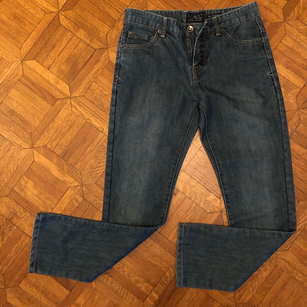 🌷3/$30 Lucky Brand Boys Billy Straight Jeans 14